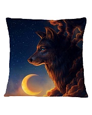 Night Wolf Square Pillowcase thumbnail