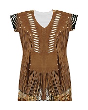 Brown Pattern All-over Dress thumbnail