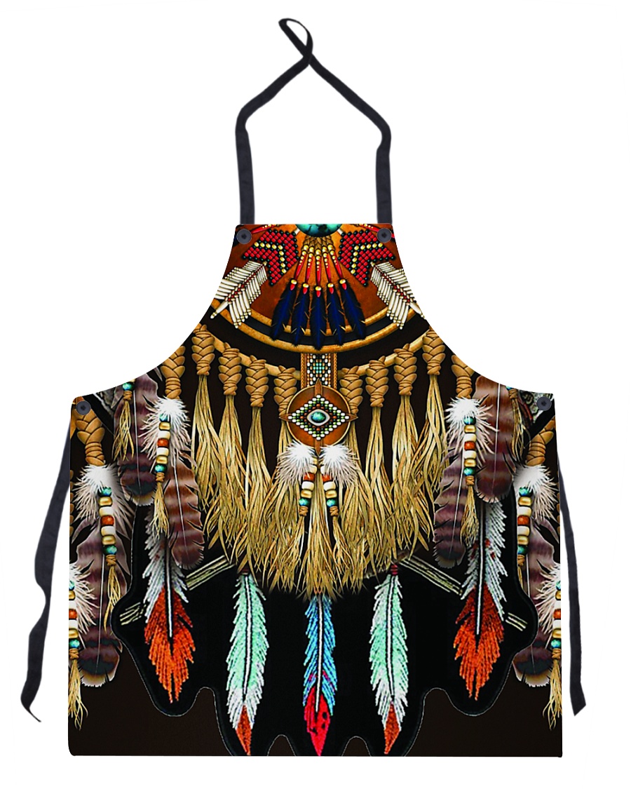 Black Pattern Apron