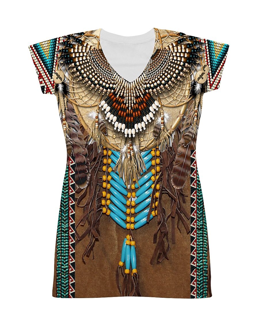 Owl Pattern All-over Dress