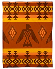 Orange Pattern Small Fleece Blanket - 30" x 40" thumbnail