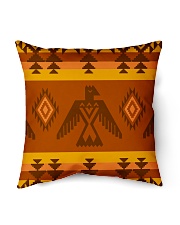 Orange Pattern Indoor Pillow - 16” x 16” thumbnail