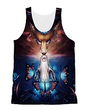Wolf skull butterfly All-over Unisex Tank thumbnail