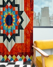 Orange Pattern Window Curtain - Blackout aos-window-curtains-blackout-50x84-lifestyle-front-03