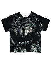 Wolf Black All-over T-Shirt front