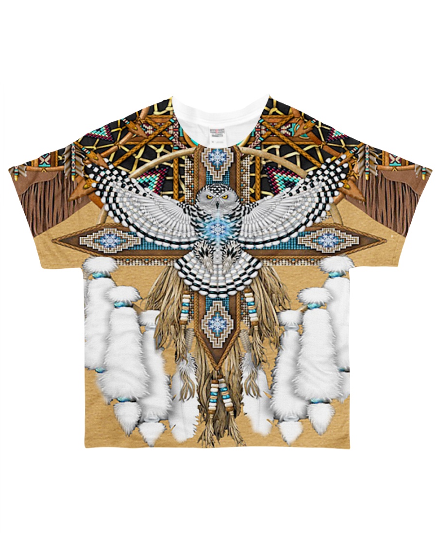 Yellow Owl All-over T-Shirt