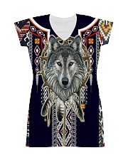 Wolf Pattern All-over Dress thumbnail