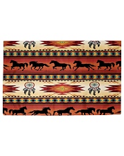 Horse Pattern Woven Rug - 6' x 4' front