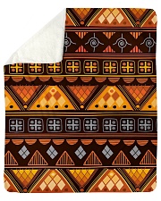 Native Pattern Sherpa Fleece Blanket - 50" x 60" thumbnail