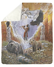 Animal Spirit Sherpa Fleece Blanket - 50" x 60" thumbnail