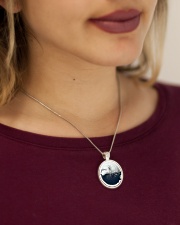 Jewelry 02 Metallic Circle Necklace aos-necklace-circle-metallic-lifestyle-1