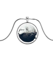 Jewelry 02 Metallic Circle Necklace front