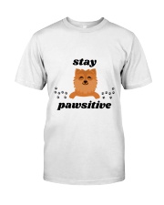 stay pawsitive Classic T-Shirt thumbnail