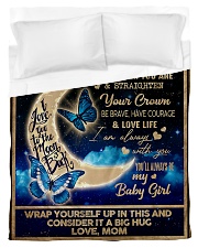 To My Daughter From Mom - To the moon and Back Duvet Cover - Twin thumbnail