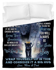 To Our Son Duvet Cover - Twin thumbnail