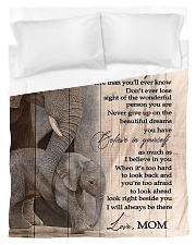 To My Daughter from Mom - Elephant Duvet Cover - Twin thumbnail