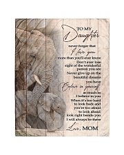 To My Daughter from Mom - Elephant Quilt 40"x50" - Baby thumbnail