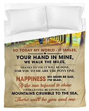 To My Darling - Your Hand in Mine Duvet Cover - Twin thumbnail