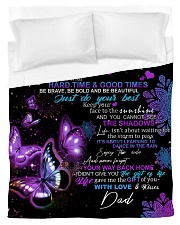 To My Daughter From DAD - Butterfly- 01 Duvet Cover - Twin thumbnail