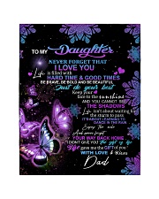 To My Daughter From DAD - Butterfly- 01 Quilt 40"x50" - Baby thumbnail