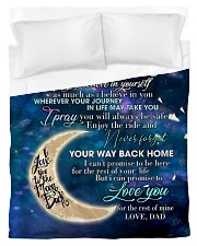 To My Daughter From DAD - Love you to the Moon Duvet Cover - Twin thumbnail