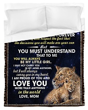 To My Daughter Duvet Cover - Twin thumbnail