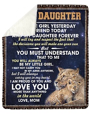 To My Daughter Sherpa Fleece Blanket - 50" x 60" thumbnail