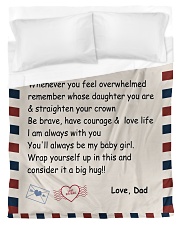To My Daughter From Dad -04 Duvet Cover - Twin thumbnail