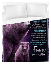 To My Daughter from Mom - Bear Duvet Cover - Twin thumbnail