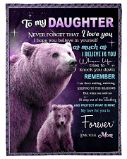 To My Daughter from Mom - Bear Small Fleece Blanket - 30" x 40" front