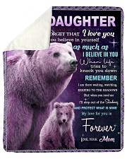 To My Daughter from Mom - Bear Sherpa Fleece Blanket - 50" x 60" thumbnail