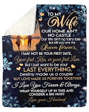 To My Wife 02 Sherpa Fleece Blanket - 50" x 60" thumbnail