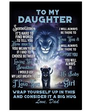 To My Daughter From DAD - Lion- PRO1 16x24 Poster thumbnail