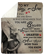 To My Son From Mom -Elephant - 05 Sherpa Fleece Blanket - 50" x 60" thumbnail