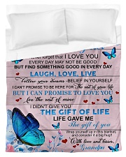 To My Grandson From Grandpa -Butterfly- 03 Duvet Cover - Twin thumbnail
