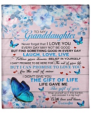 To My Grandson From Grandpa -Butterfly- 03 Fleece Blanket - 50" x 60" front
