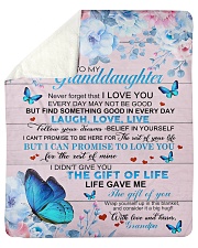 To My Grandson From Grandpa -Butterfly- 03 Sherpa Fleece Blanket - 50" x 60" thumbnail