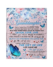 To My Grandson From Grandpa -Butterfly- 03 Quilt 40"x50" - Baby thumbnail
