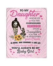 To My Daughter From DAD- Baby girl Quilt 40"x50" - Baby thumbnail