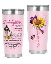 To My Daughter From DAD- Baby girl 20oz Tumbler thumbnail