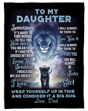 To My Daughter From DAD - Lion- 01 Small Fleece Blanket - 30" x 40" thumbnail