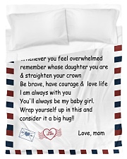 To My Daughter Duvet Cover - Twin thumbnail