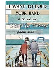 I Want to Hod Your Hand Personalize 24x36 Poster front