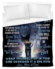 To Our Daughter Duvet Cover - Twin thumbnail