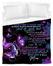 To My Daughter From Mom - Butterfly Duvet Cover - Twin thumbnail
