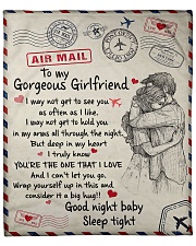 To My Girlfriend 01 Fleece Blanket - 50" x 60" front