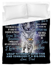To My Son from Dad- Tiger Duvet Cover - Twin thumbnail