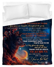 To My Mom from Daughter Wolf 3 Duvet Cover - Twin thumbnail