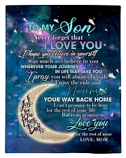 To My Son From Mom - Love you to the Moon Comforter - Twin thumbnail