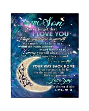 To My Son From Mom - Love you to the Moon Quilt 40"x50" - Baby thumbnail